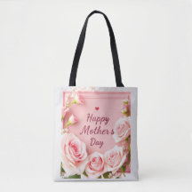 Elegant Pink Rose Mother’s Day Greeting
