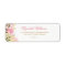 Elegant Pink Rose Return Address Label