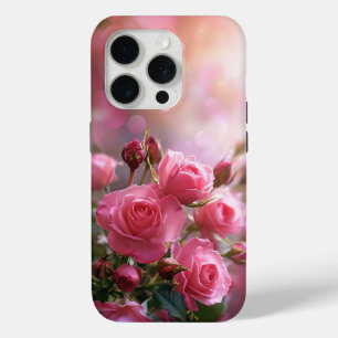 Elegant Pink Roses Phone Case