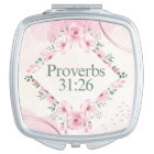 Elegant Pink Roses with Bible Verse Gift