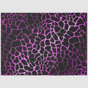 Elegant Pink Tiger Tissue Paper