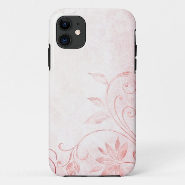 Elegant Pink Vintage Case-Mate iPhone Case (Back)