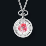 Elegant Pink Watercolor Floral Stylish Chic Womans Watch<br><div class="desc">Elegant Pink Watercolor Floral Stylish Chic Womans Watches features an elegant pink watercolor floral. Created by Evco Studio www.zazzle.com/store/evcostudio</div>