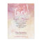 Elegant Pink Watercolor It's A Girl Baby Shower