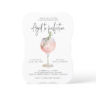 Elegant Pink Wine Aged to Perfection 40th Birthday