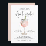 Elegant Pink Wine Aged to Perfection 50th Birthday Invitation<br><div class="desc">// Can be customised to suit your needs. Designed by Gorjo Designs via Zazzle. // Need help customising your design? Got other ideas? Feel free to contact me (Zoe) directly.</div>