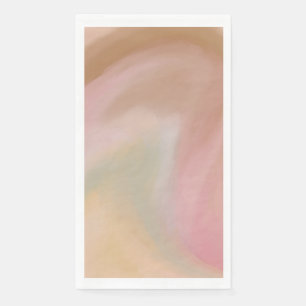 Elegant, Pinks, Coral Colours, Pastels Abstract Napkin