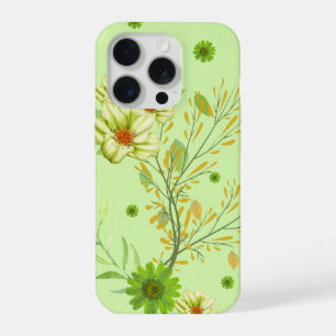 Elegant pistachio green phone wallet iPhone 15 pro case