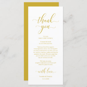 Elegant Place Setting Dinner Party Thank You Card