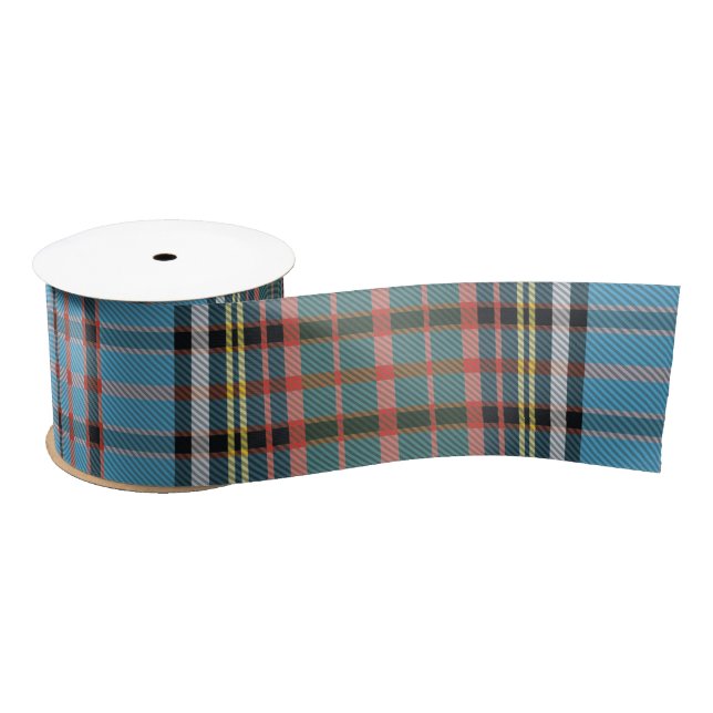 Elegant Plaid Anderson Classic Tartan Satin Ribbon (Spool)