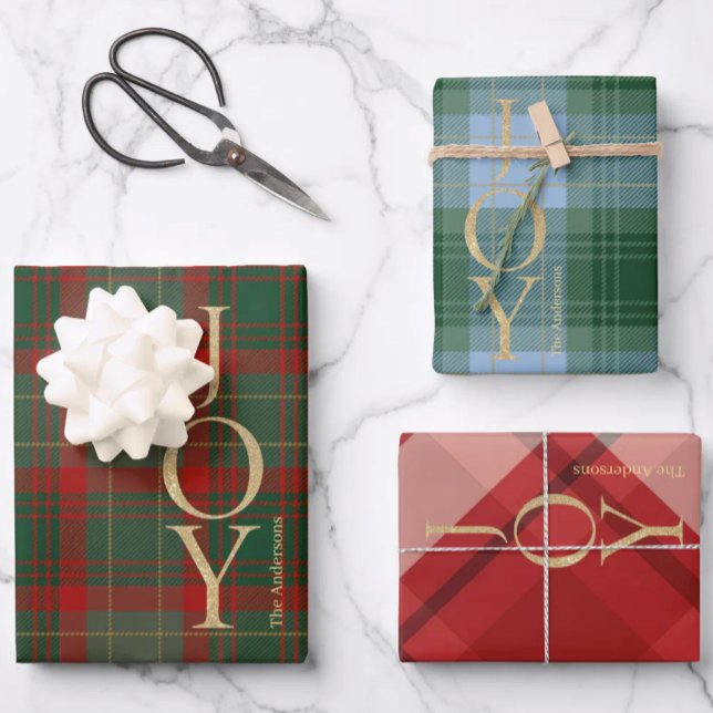 Elegant Plaid Christmas Wrapping Paper Sheet (Creator Uploaded)