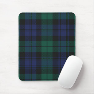Elegant Plaid Classic Rustic Green Tartan Mouse Mat