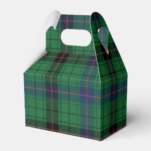 Elegant Plaid Davidson Rustic Tartan Favour Box
