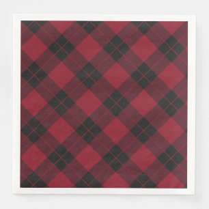 Elegant Plaid   Holiday Napkin