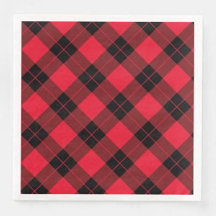 Elegant Plaid   Holiday Napkin