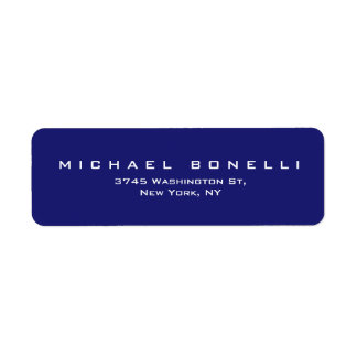 Elegant Plain Midnight Blue