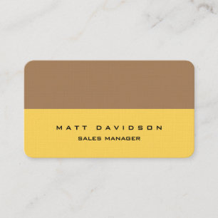 Elegant Plain Professional Pastel Premium Linen Business Card