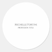 Elegant Plain Simple Minimalist