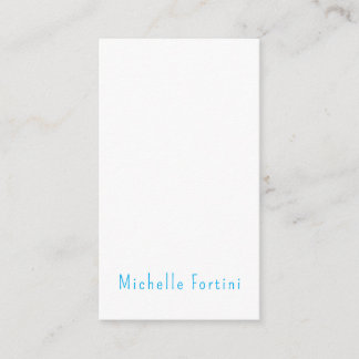 Elegant Plain Simple Minimalist Enclosure Card