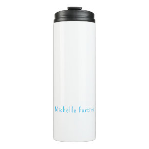 Elegant Plain Simple Minimalist Thermal Tumbler