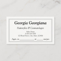 Elegant & Plain, With Triple-Line Border