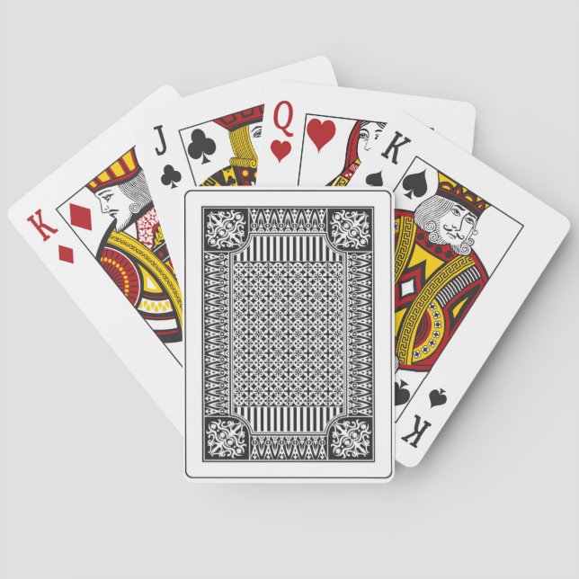 Elegant Playing Cards Back Design (Back)