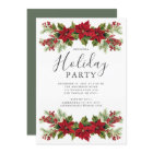 Elegant Poinsettia Christmas Party