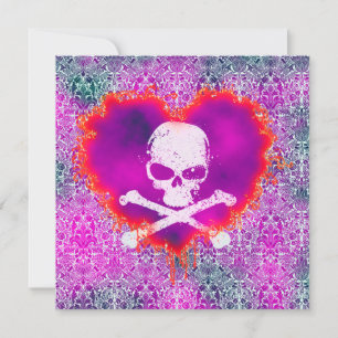 Elegant Poison Sweet 16 Goth Birthday Invitation