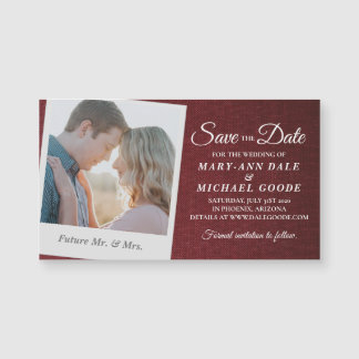 Elegant Polaroid - Snapshot Save the Date