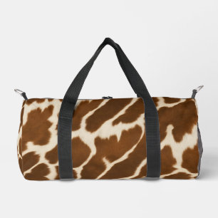 Elegant Popular Cow Faux Leather Collection Duffle Bag