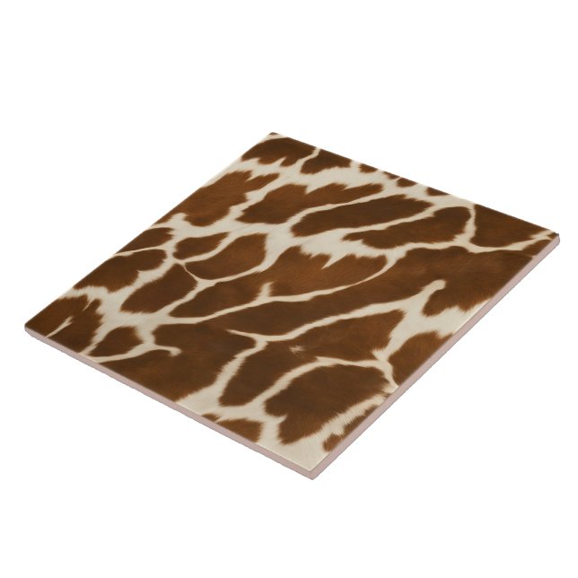 Elegant Popular Cow Faux Leather Collection Tile (Side)