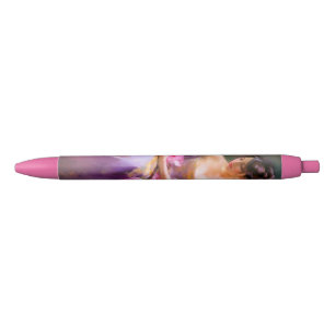 Elegant Portrait Black Ink Pen