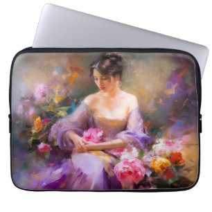 Elegant Portrait Laptop Sleeve