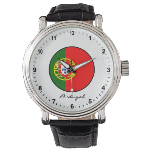 Elegant Portugal Watch & Portuguese Flag / Lisbon