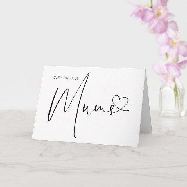 Elegant Pregnancy Announcement Baby Reveal to Mum (Orchid)