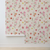 Elegant Premium | Watercolor Florals on Beige