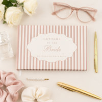 Elegant Preppy Dusty Rose Letters To The Bride 