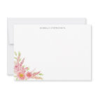 Elegant Pretty Watercolor Pink Floral Personalised