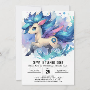  Elegant Printable Horse Birthday  Invitation