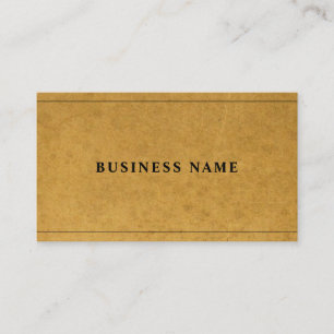 Elegant Printed Kraft Paper Professional Company Business Card