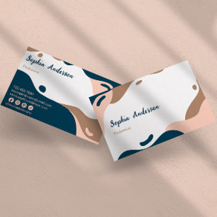 Elegant & Professional Abstract Business Card