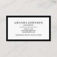 Elegant Professional Black White Minimal