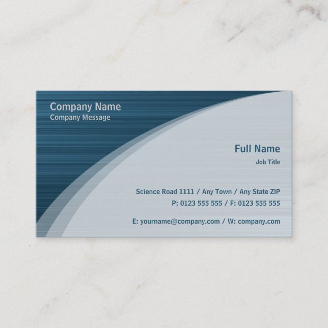 Elegant Professional Business Card (Front)