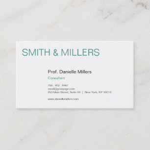 Elegant Professional Business Card with Geometric