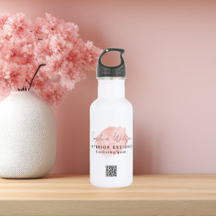 Elegant Professional Business Watercolor Signature 532 Ml Water Bottle