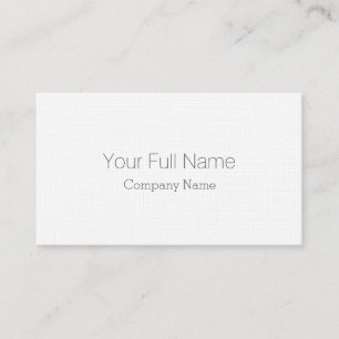 ELEGANT PROFESSIONAL CLASSIC SIMPLE TARGET LINEN BUSINESS CARD