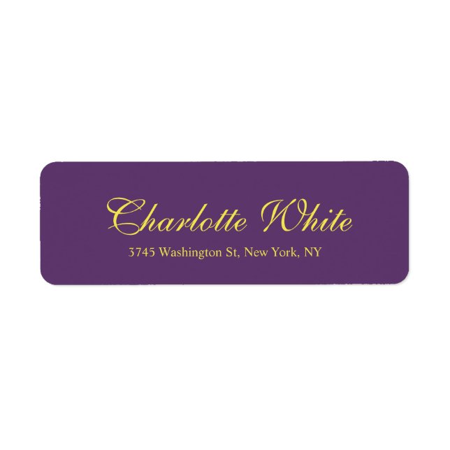 Elegant Professional Classical Indigo & Yellow (Front)