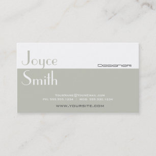 Elegant Professional Designer Interior Decorator 3 Business Card