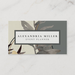 Elegant Professional Earthy Zen Watercolor Business Card