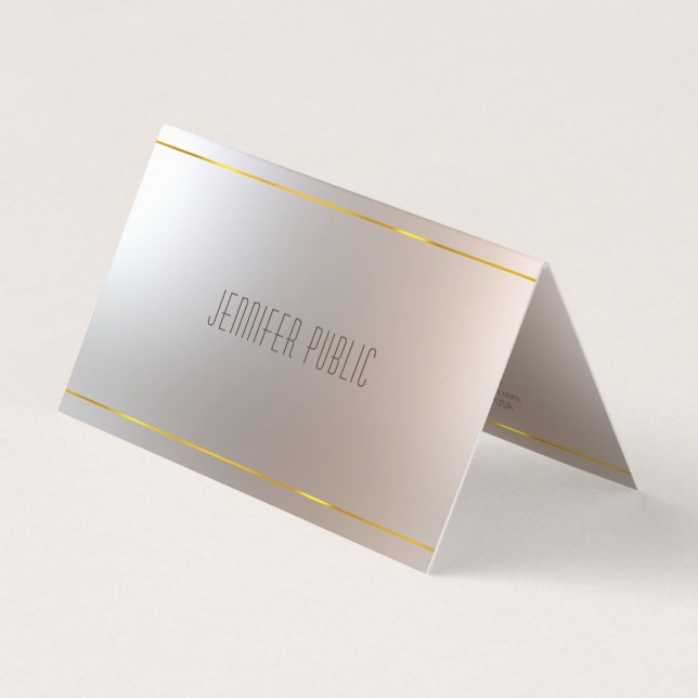 Elegant Professional Excellent Modern Template Business Card (Front)